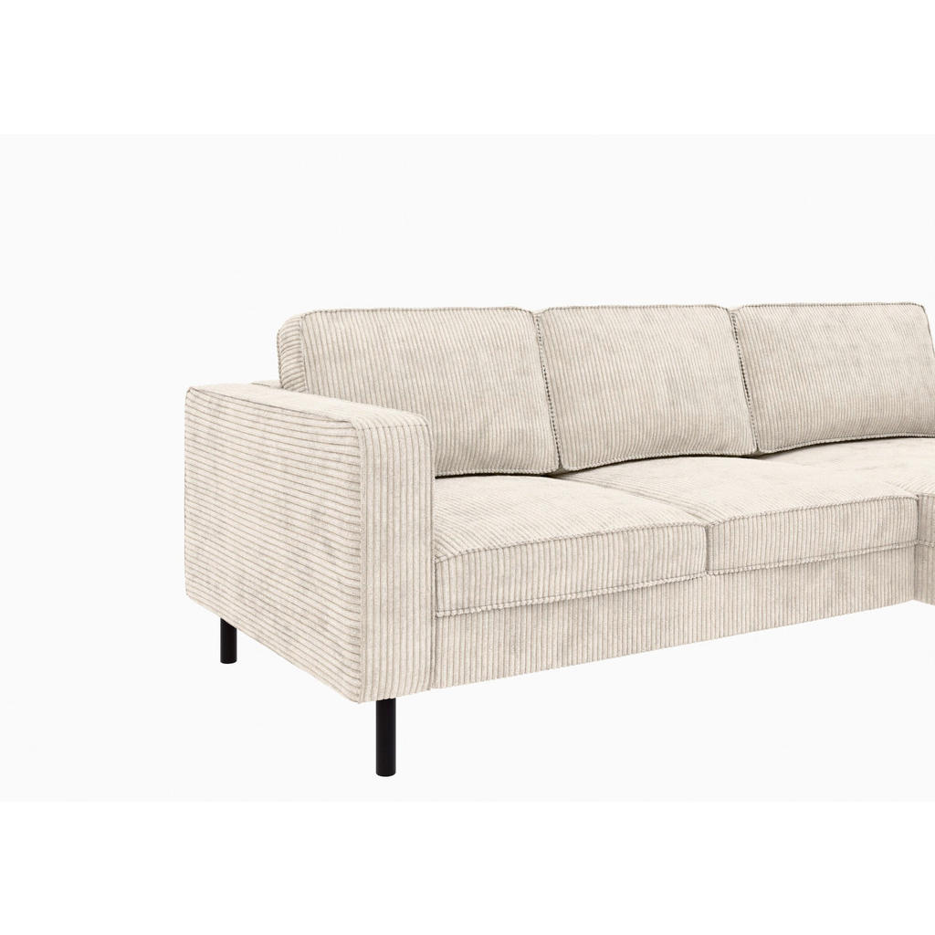 Thumbnail - Trendmanufaktur Eckschlafsofa Watkins, Creme, Textil, 4-Sitzer, Füllung: Schaumstoff, 232x161 cm, Made in EU, Schlafen a...