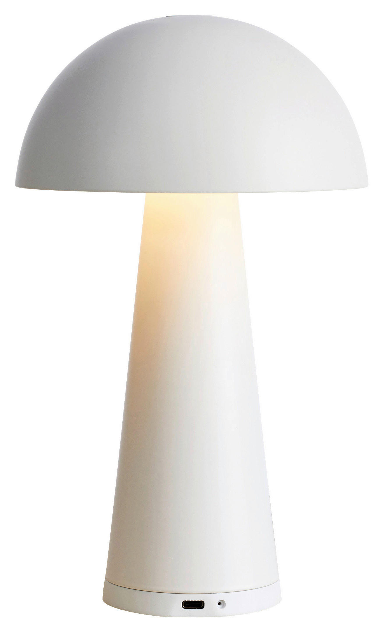 LED-TISCHLEUCHTE FUNGI 16/26.5/16 cm   - Weiß, Basics (16/26.5/16cm) - Markslöjd