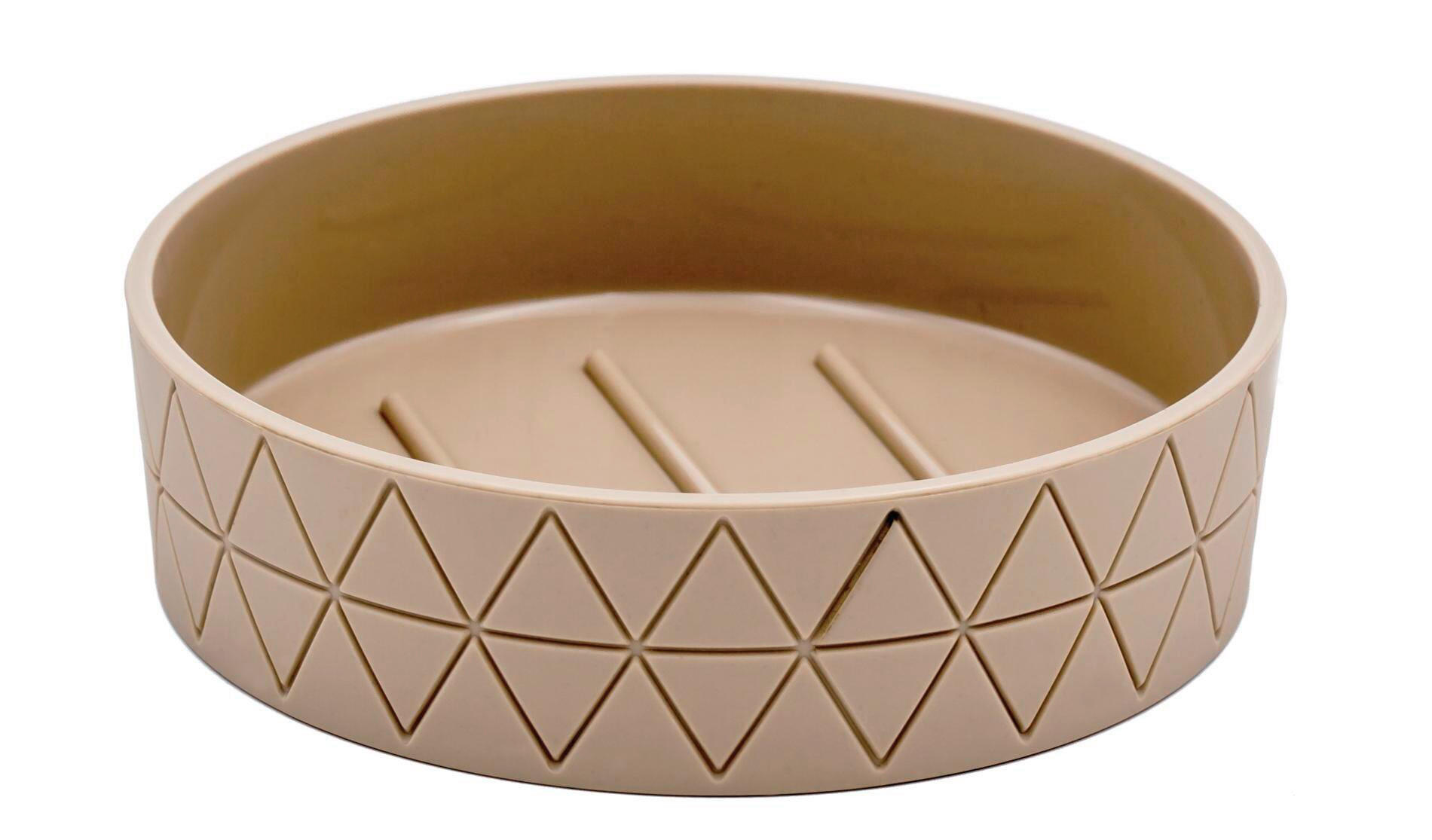 SEIFENSCHALE Kunststoff  - Beige, Basics, Kunststoff (11/3/11cm) - Sadena
