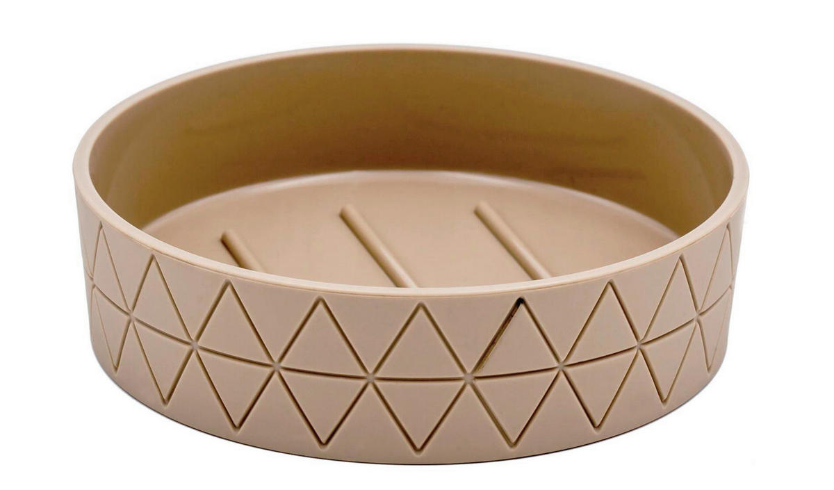 SEIFENSCHALE Kunststoff  - Beige, Basics, Kunststoff (11/3/11cm) - Sadena