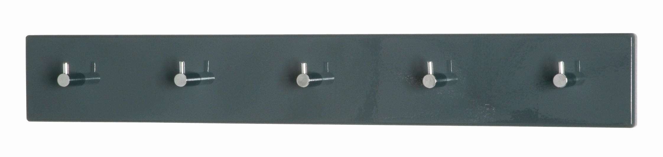 GARDEROBA ZIDNA   siva, boje kroma  metal, drvni materijal  - siva/boje kroma, Design, drvni materijal/metal (57/5/8cm) - Modern Living