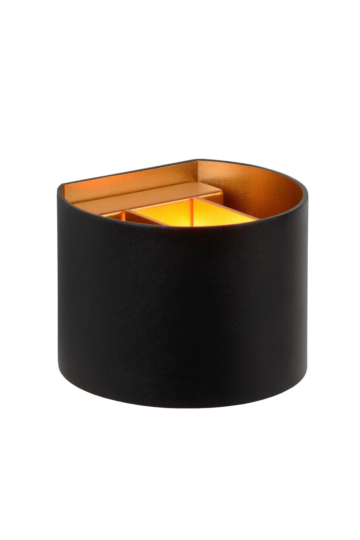 LED-WANDLEUCHTE Xio 11/13/9.7 cm   - Schwarz, Design, Metall (11/13/9.7cm) - Lucide