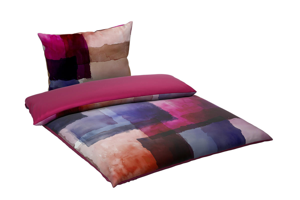 WENDEBETTWÄSCHE Satin 140/200 cm  - Multicolor, Textil (140/200cm) - Novel
