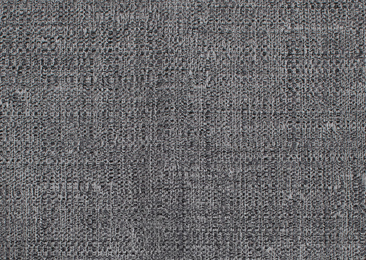 ECKSOFA in Chenille Grau  - Schwarz/Grau, Konventionell, Kunststoff/Textil (282/252cm) - Himolla
