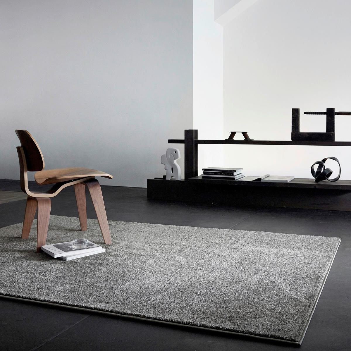 WEBTEPPICH 80/150 cm Lotta Grau  - Grau, Design, Textil (80/150cm) - WECON HOME BASIC