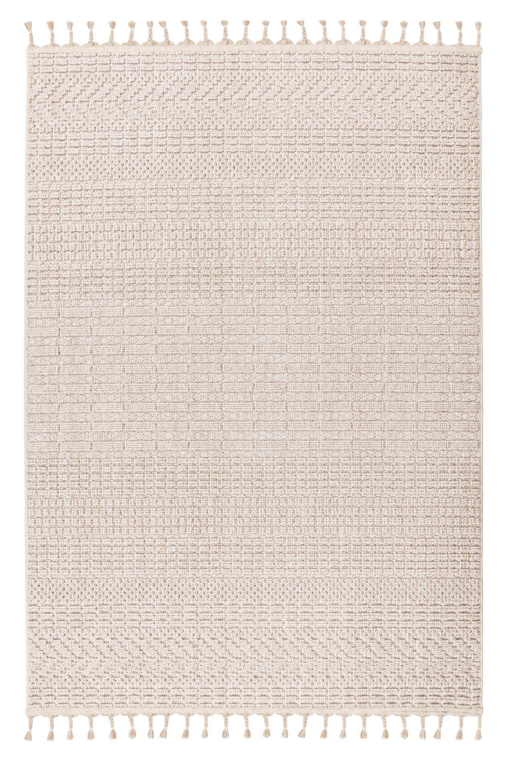 FLACHWEBETEPPICH 160/230 cm Beige rechteckig  - Beige, Basics, Textil (160/230cm) - Kayoom