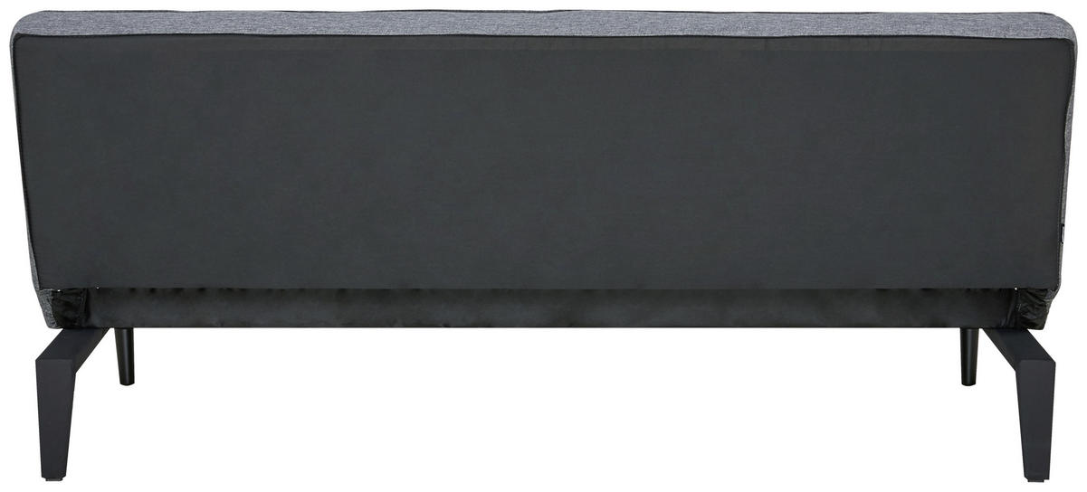 KANAPÉÁGY sötétszürke  - fekete/sötétszürke, Design, textil (180/77/93cm) - Carryhome