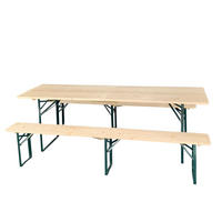 BIERTISCHGARNITUR Spiesstanne  - Braun, Basics, Holz (220/70/77cm)