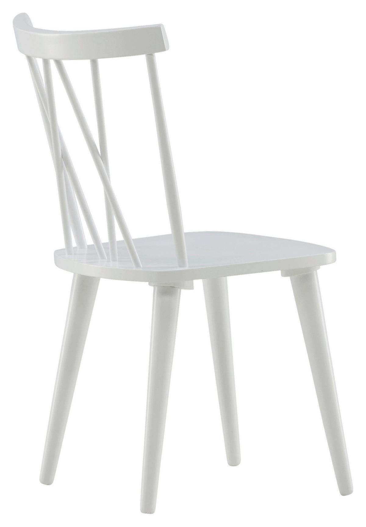 STOLSET 2 styck  - vit, Design, trä (53.5/86/50cm) - Livetastic