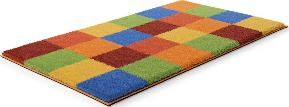 BADEMATTE GRUND Multicolor 60/100 cm  - Multicolor, Basics, Kunststoff/Textil (60/100cm) - Grund