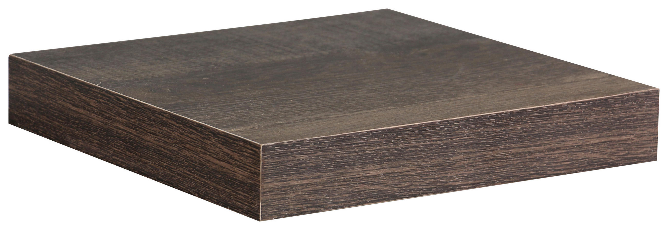 WANDBOARD Holzwerkstoff Nussbaumfarben  - Nussbaumfarben, Design, Holzwerkstoff (23,5/3,8/23,5cm) - Carryhome