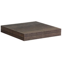 WANDBOARD Holzwerkstoff Nussbaumfarben  - Nussbaumfarben, Design, Holzwerkstoff (23,5/3,8/23,5cm) - Carryhome