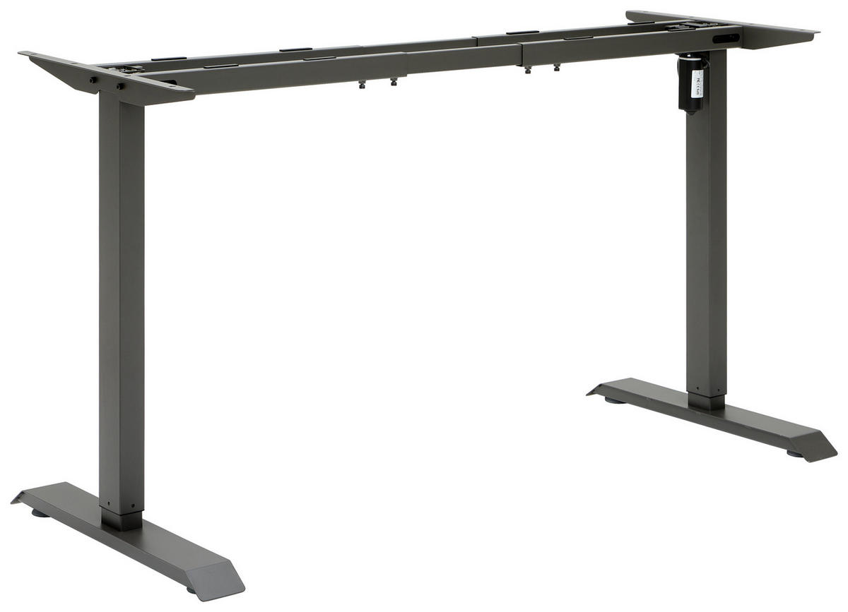 TISCHGESTELL 110-135/35/69-115 cm  in Anthrazit  - Anthrazit, KONVENTIONELL, Metall (110-135/35/69-115cm) - Carryhome