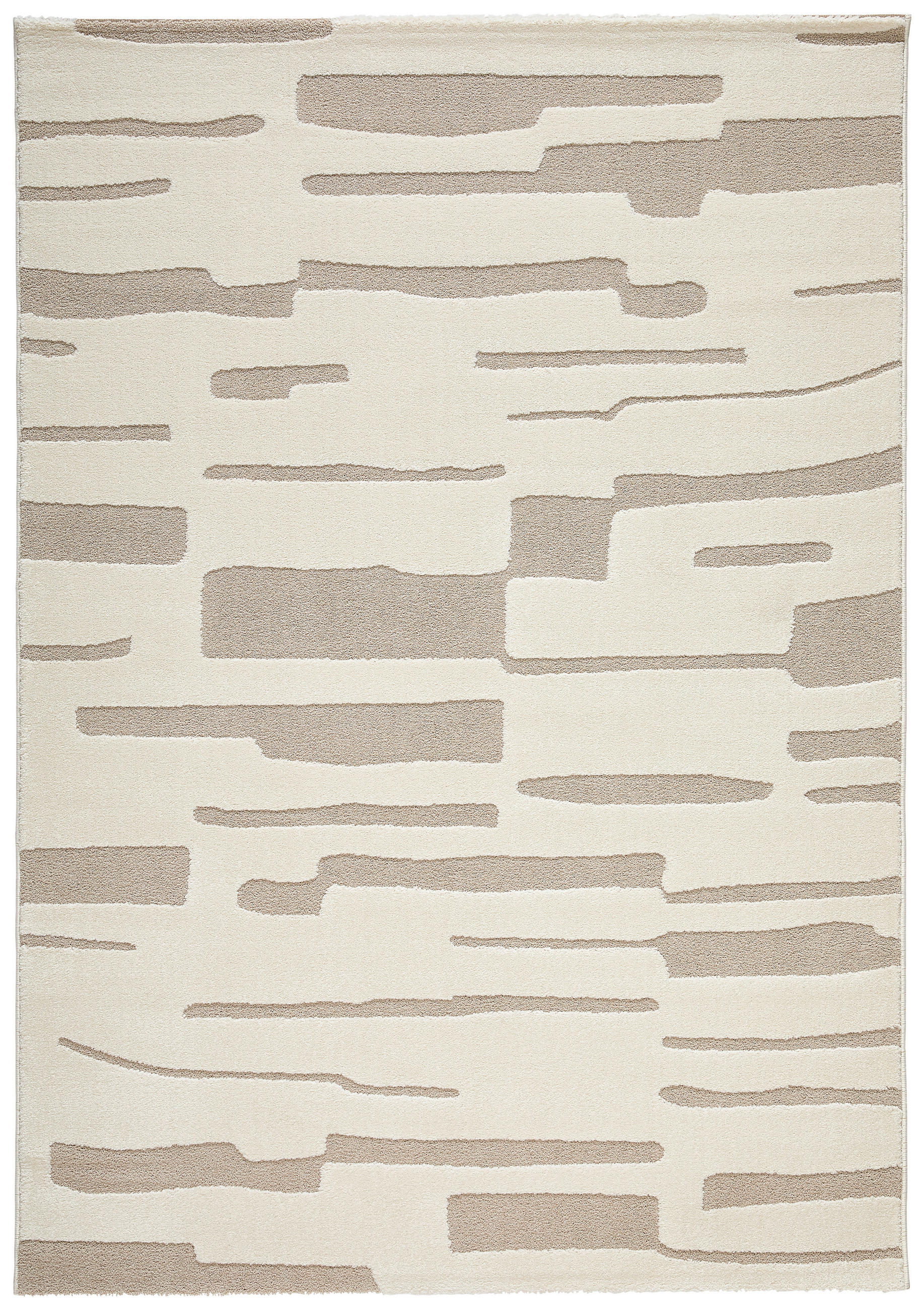 WEBTEPPICH 80/150 cm Creme, Beige  - Beige/Creme, Design, Textil (80/150cm) - Novel