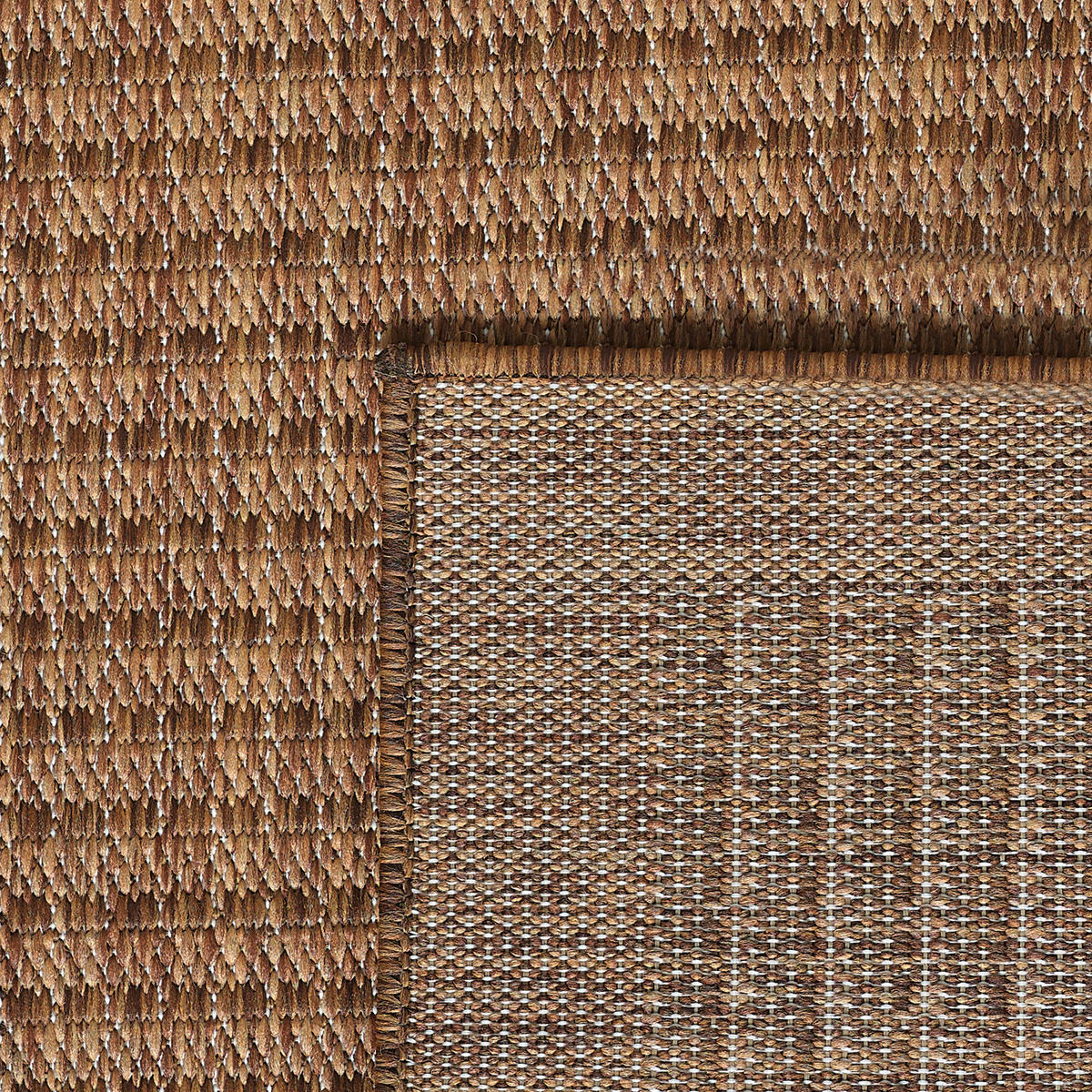 OUTDOORTEPPICH 60/100 cm GIZA  - Braun, Basics, Textil (60/100cm) - Novel