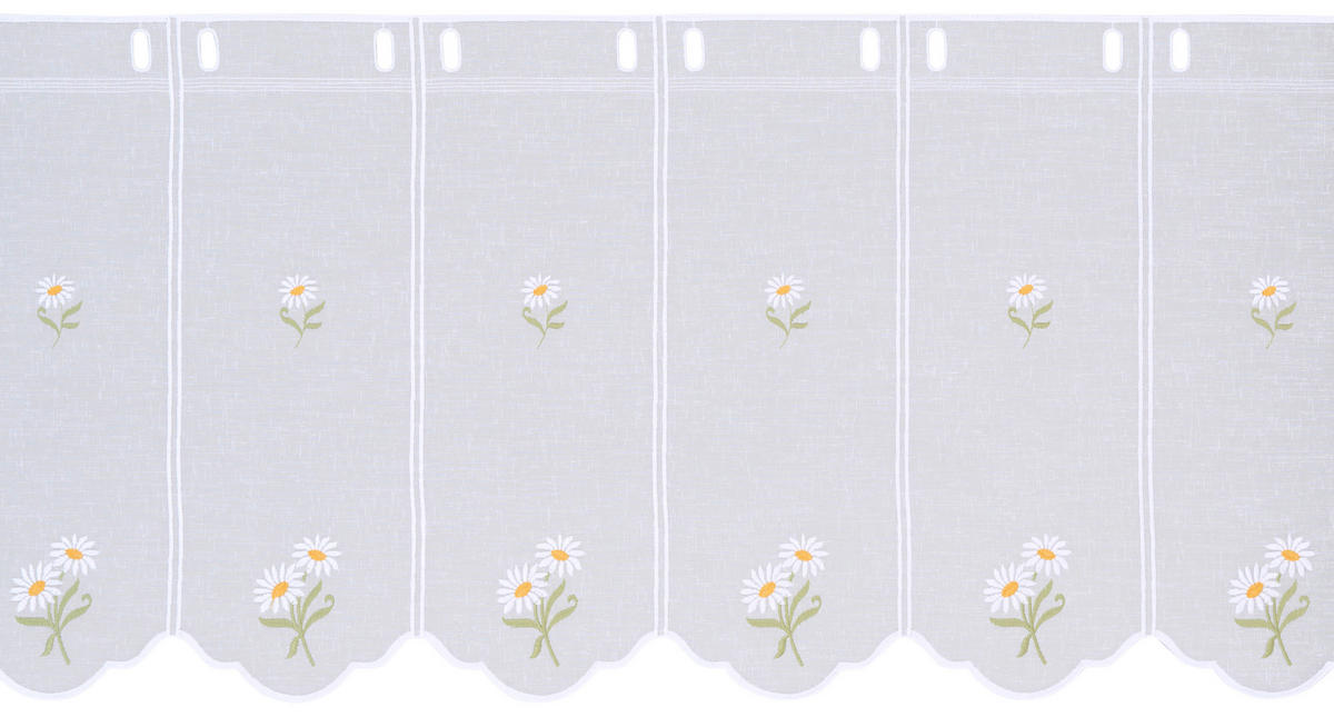 KURZGARDINE 45 cm   - Weiß, KONVENTIONELL, Textil (45cm) - Esposa