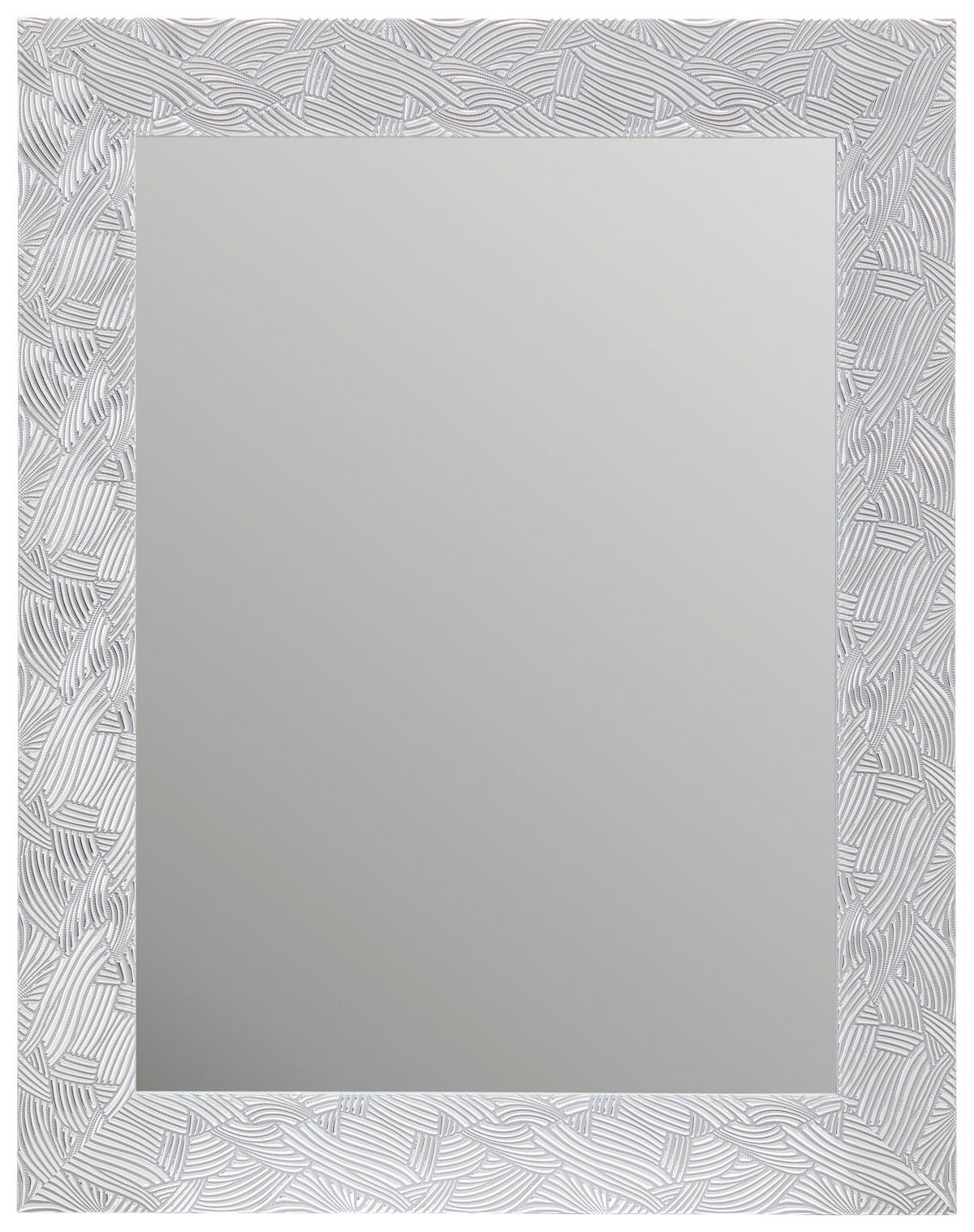 WANDSPIEGEL 55/70/2 cm  - Silberfarben, Lifestyle, Glas/Holzwerkstoff (55/70/2cm) - Carryhome