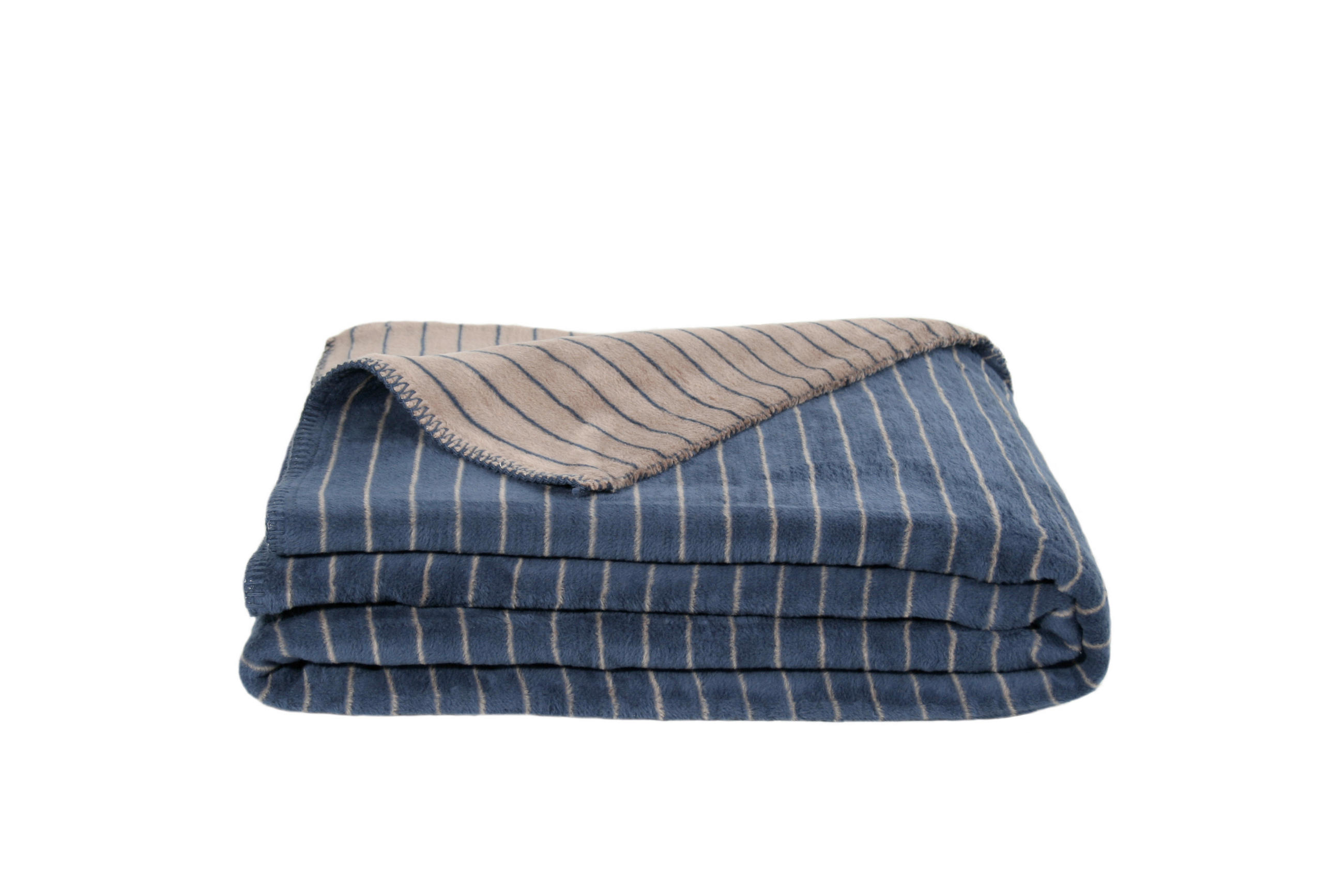 DECKE 150/200 cm  - Blau, Basics, Textil (150/200cm) - Zoeppritz