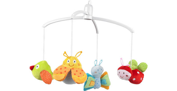 MOBILE - Multicolor, Basics, Kunststoff/Textil (34cm) - My Baby Lou