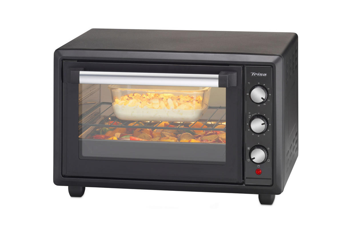MINIBACKOFEN - Schwarz, Basics, Metall (50/30/30cm) - Trisa Electronics