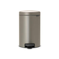 KOŠ ZA OTPAD  12 l   - boje platine, Basics, metal/plastika (25.1/41.1/33.8cm) - Brabantia