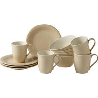 FRÜHSTÜCKSSERVICE Beige Color Loop 12-teilig 4 Personen  - Beige, Trend, Keramik (29/24/23cm) - like.Villeroy & Boch