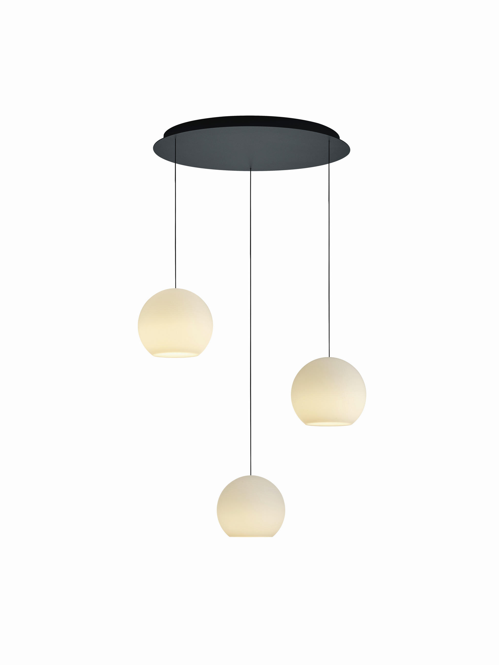 LED-HÄNGELEUCHTE 67/50-210 cm  - Alufarben, Design, Metall (67/50-210cm) - Bankamp