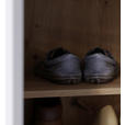 SCHUHSCHRANK 74,5/191,9/34,9 cm  - Hellgrau/Eiche Artisan, MODERN, Holzwerkstoff/Kunststoff (74,5/191,9/34,9cm) - Xora