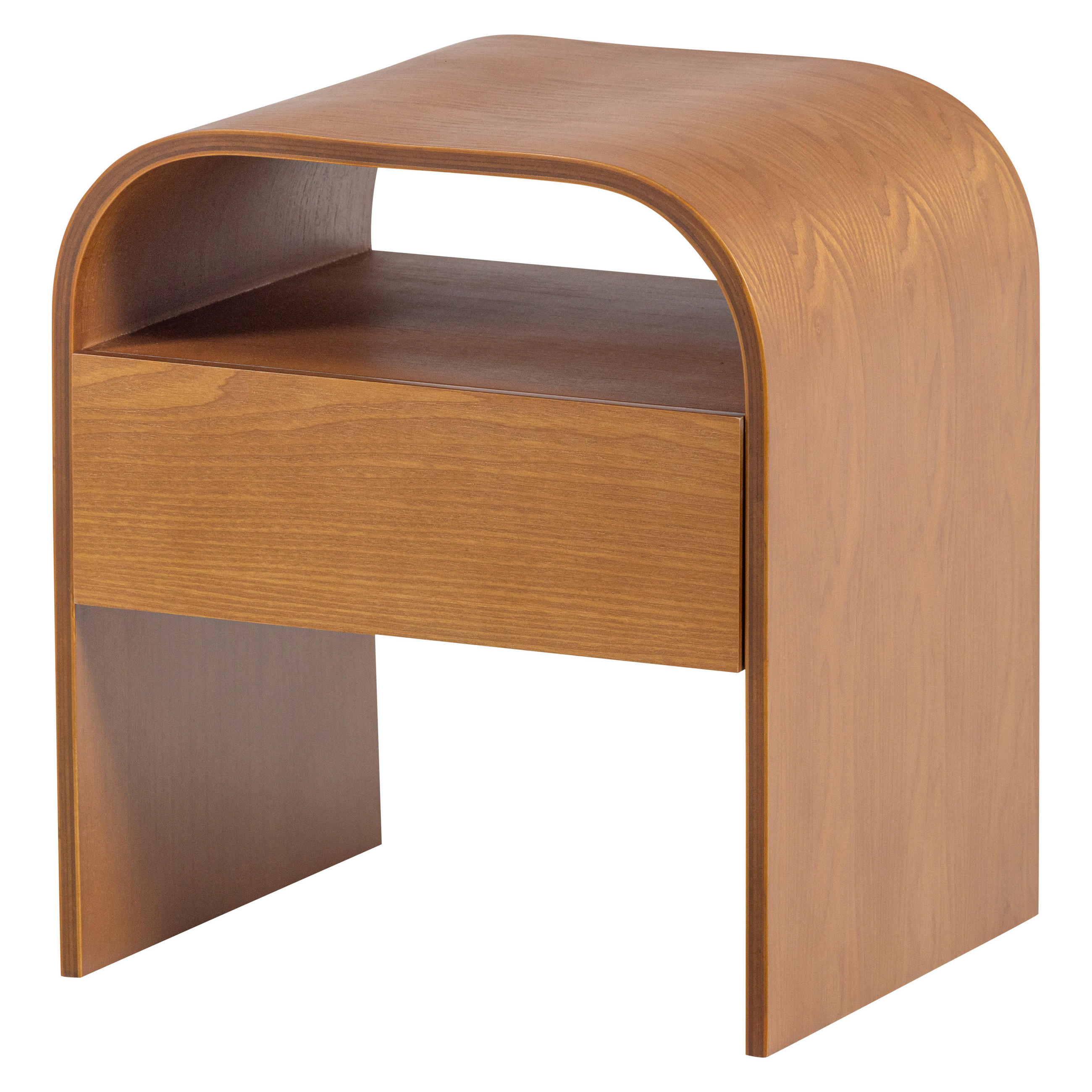 NACHTTISCH 40/45/34 cm  - Braun, Basics, Holzwerkstoff (40/45/34cm) - Livetastic