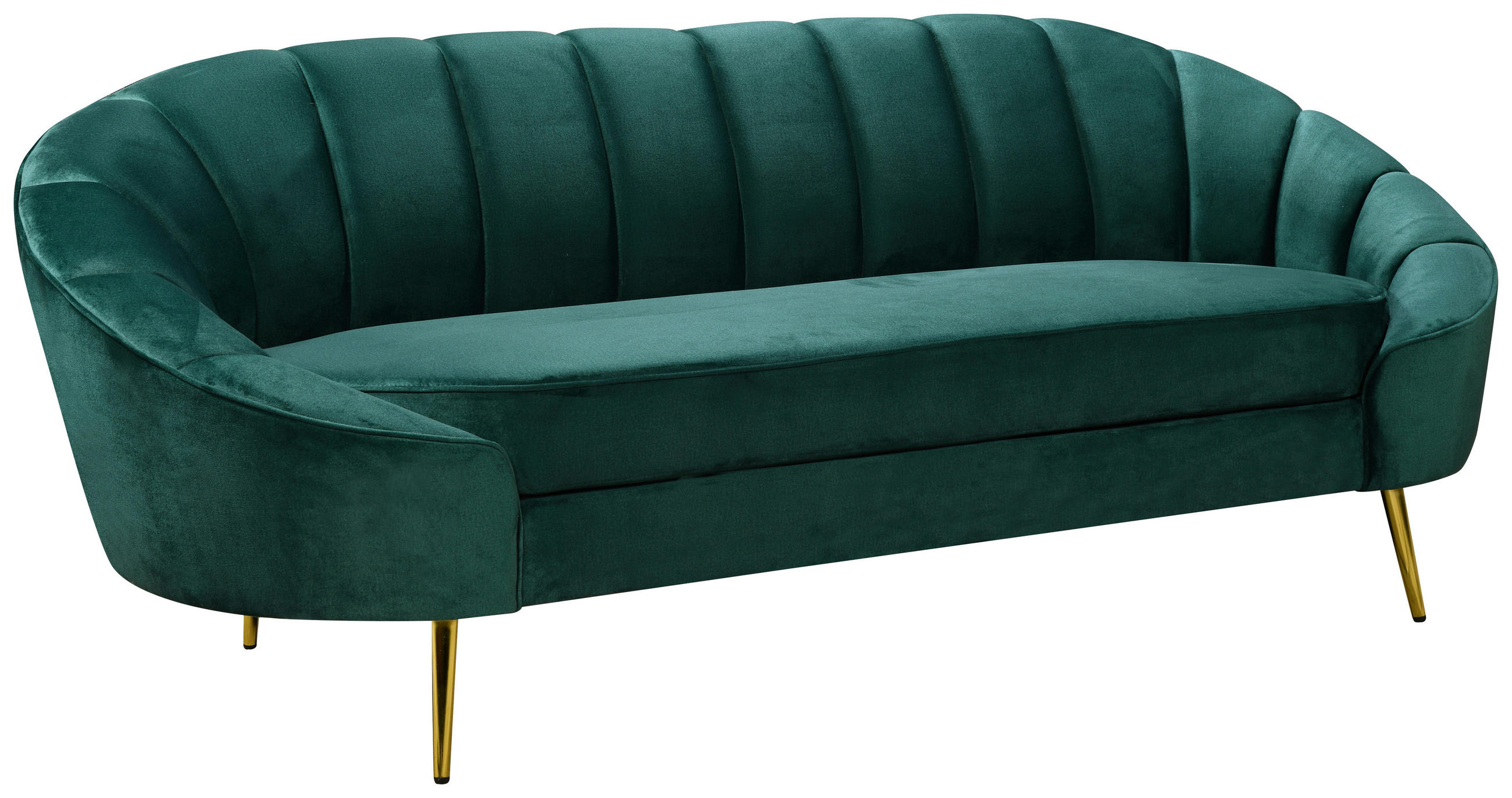 3-sitzer-sofa Stella Grün B: 210 Cm