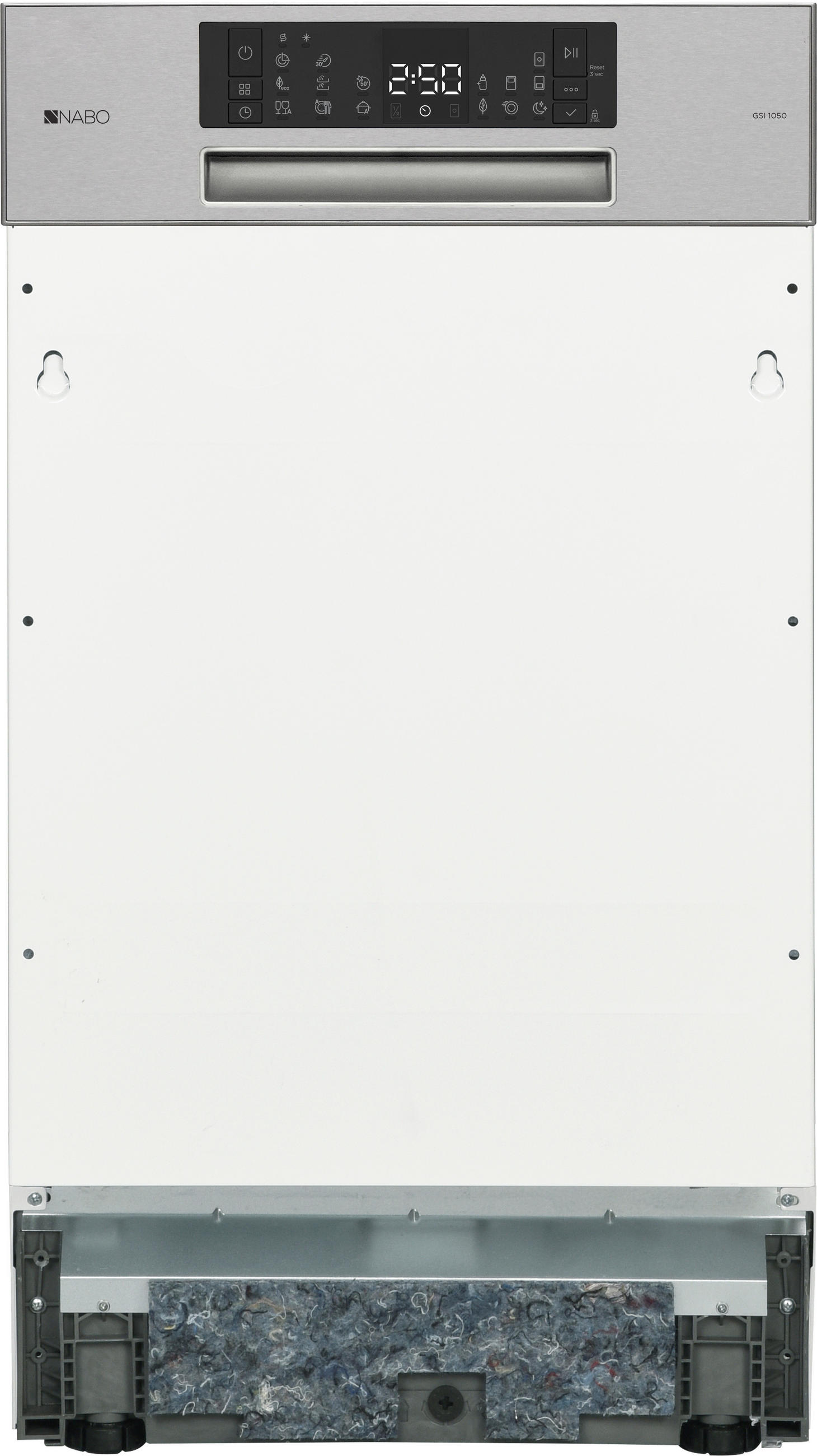 GESCHIRRSPÜLER  - Silberfarben, Basics, Kunststoff/Metall (44,7/81,2/57,1cm) - Nabo