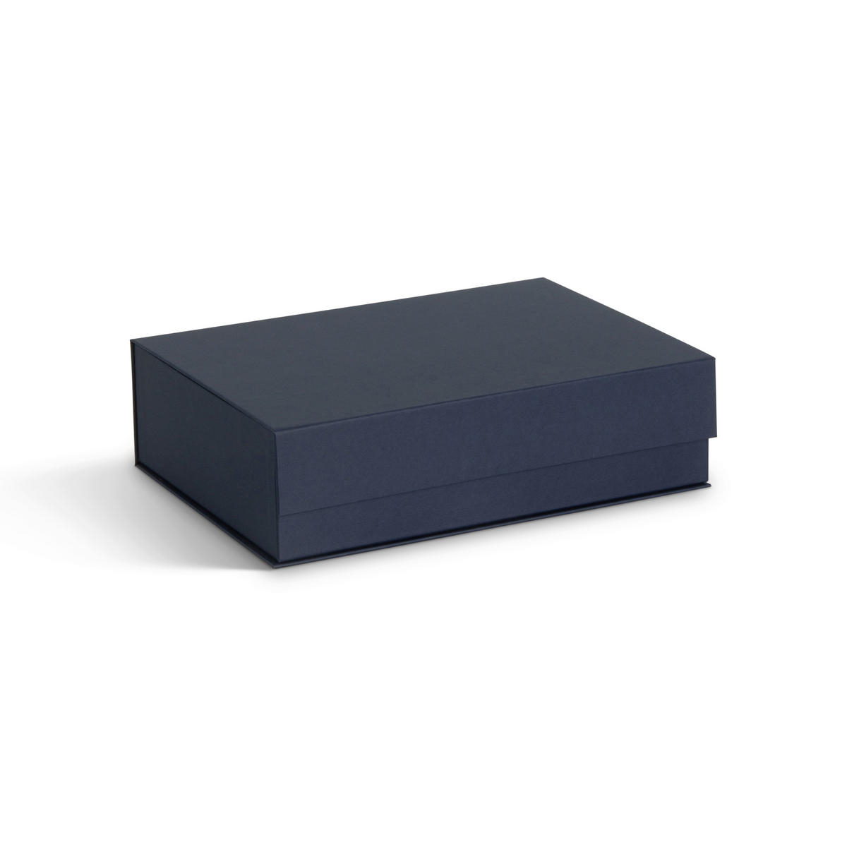 AUFBEWAHRUNGSBOX    23/31.5/9 cm  - Dunkelblau, Basics, Karton/Papier (23/31.5/9cm)