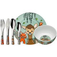 GYEREK EVŐESZKÖZKÉSZLET  - nemesacélszínű, Basics, fém - WMF