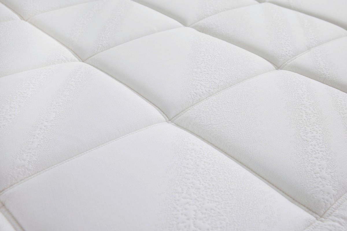 BOXSPRINGMATRATZE ALLURE SAN REMO H3, 90/200 cm, Höhe ca.: 27 cm,  - Creme, Basics, Textil (90/200cm)