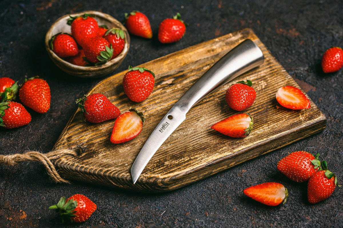 NOŽ ZA DEKORIRANJE  REPTILE        19 cm     - srebrne barve, Basics, kovina (19cm) - Samura