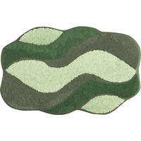 BADTEPPICH Grün 80/140 cm  - Grün, Basics, Kunststoff/Textil (80/140cm) - Grund