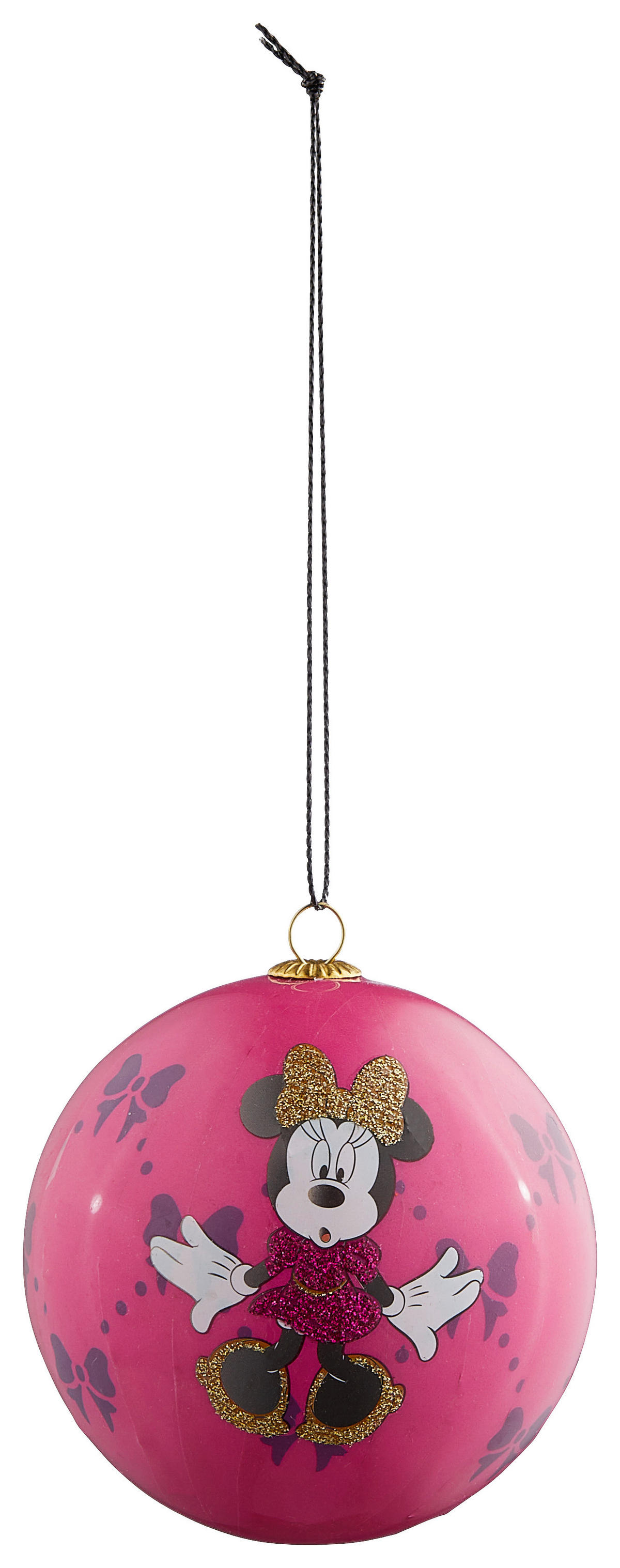 CHRISTBAUMKUGEL-SET 4-teilig Minnie Mouse  - Pink, Trend, Kunststoff - Disney