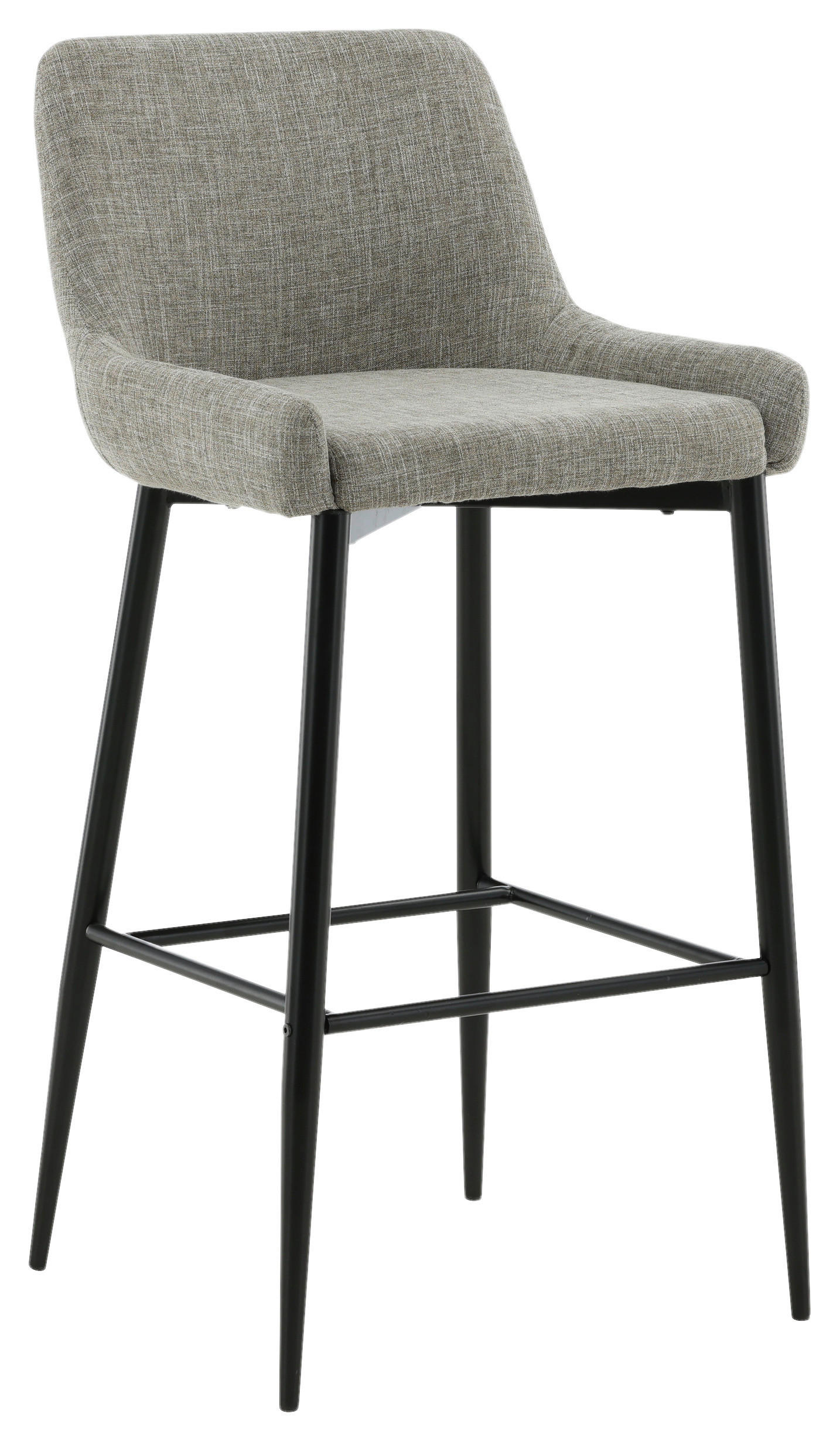 BARPALL SET i svart, beige  - beige/svart, Design, metall/textil (48/105/57cm) - Livetastic
