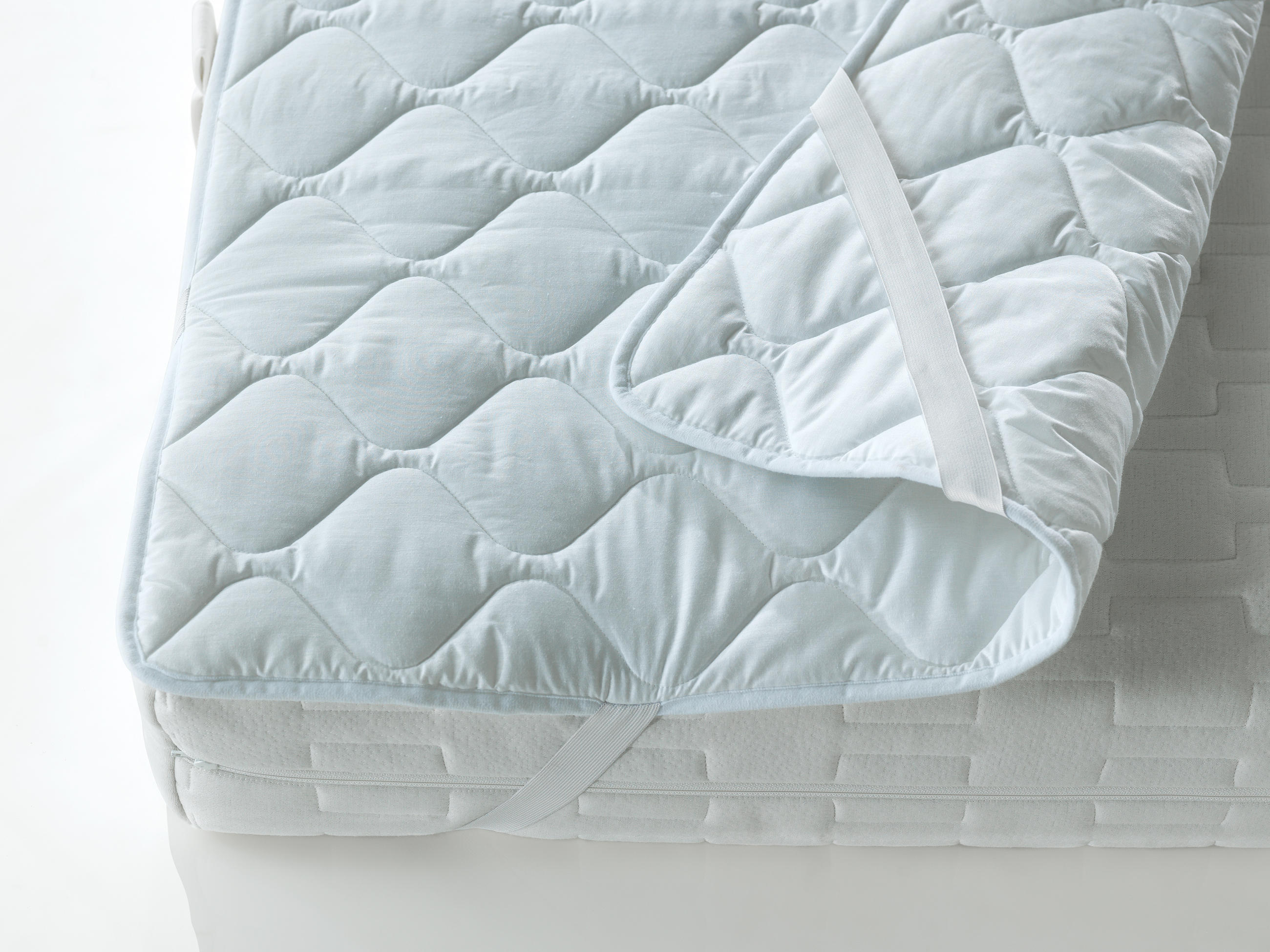 NADLOŽAK ZA MADRAC 180/200 cm - bijela, Konvencionalno, tekstil (180/200cm) - Sleeptex