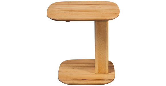 BEISTELLTISCH 50/40/48-67 cm Buche Hartholz Buchefarben rechteckig  - Buchefarben, Design, Holz (50/40/48-67cm) - Linea Natura