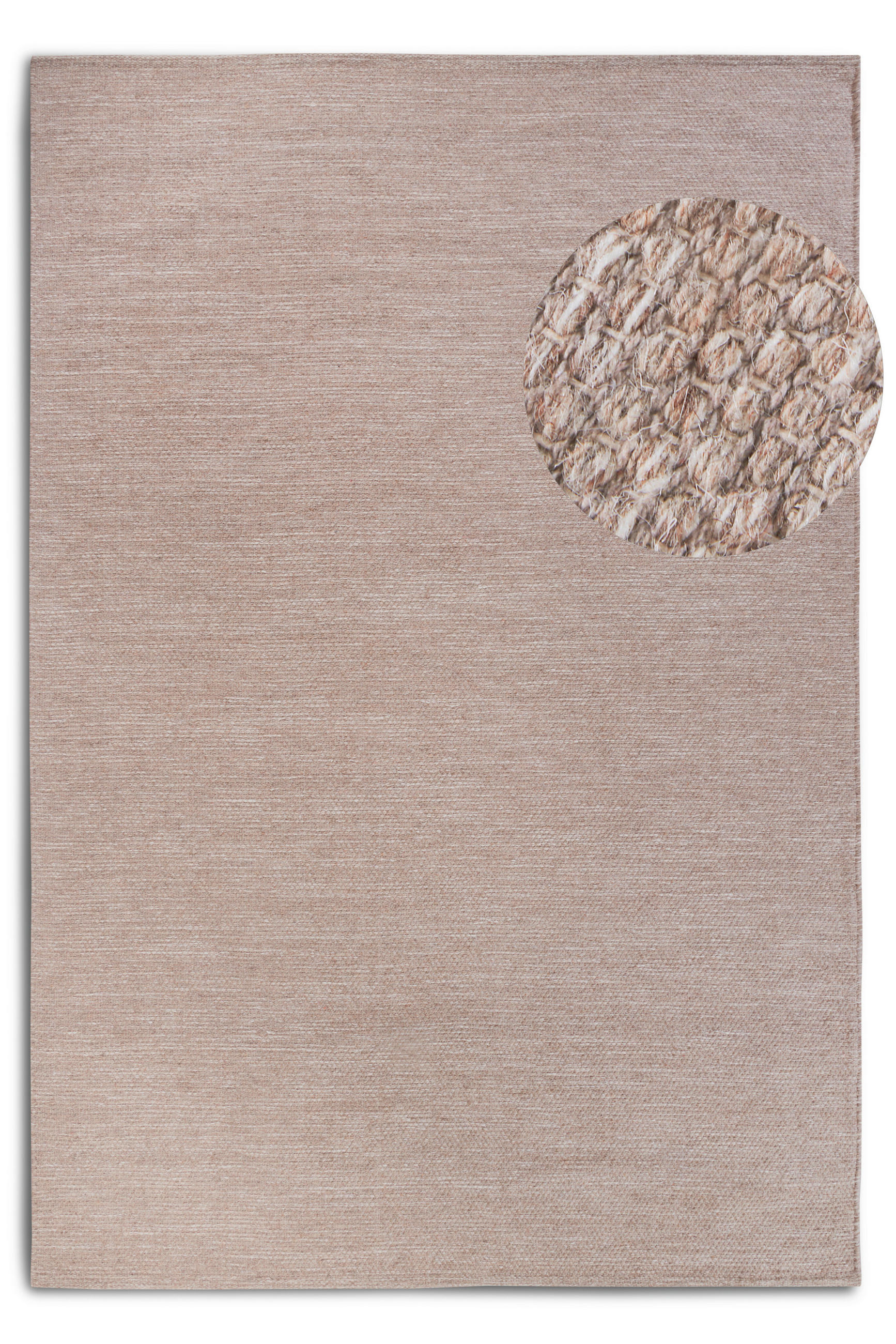 WEBTEPPICH 80/150 cm Delhi Creme, Beige  - Beige/Creme, Basics, Textil (80/150cm) - Elle Decoration