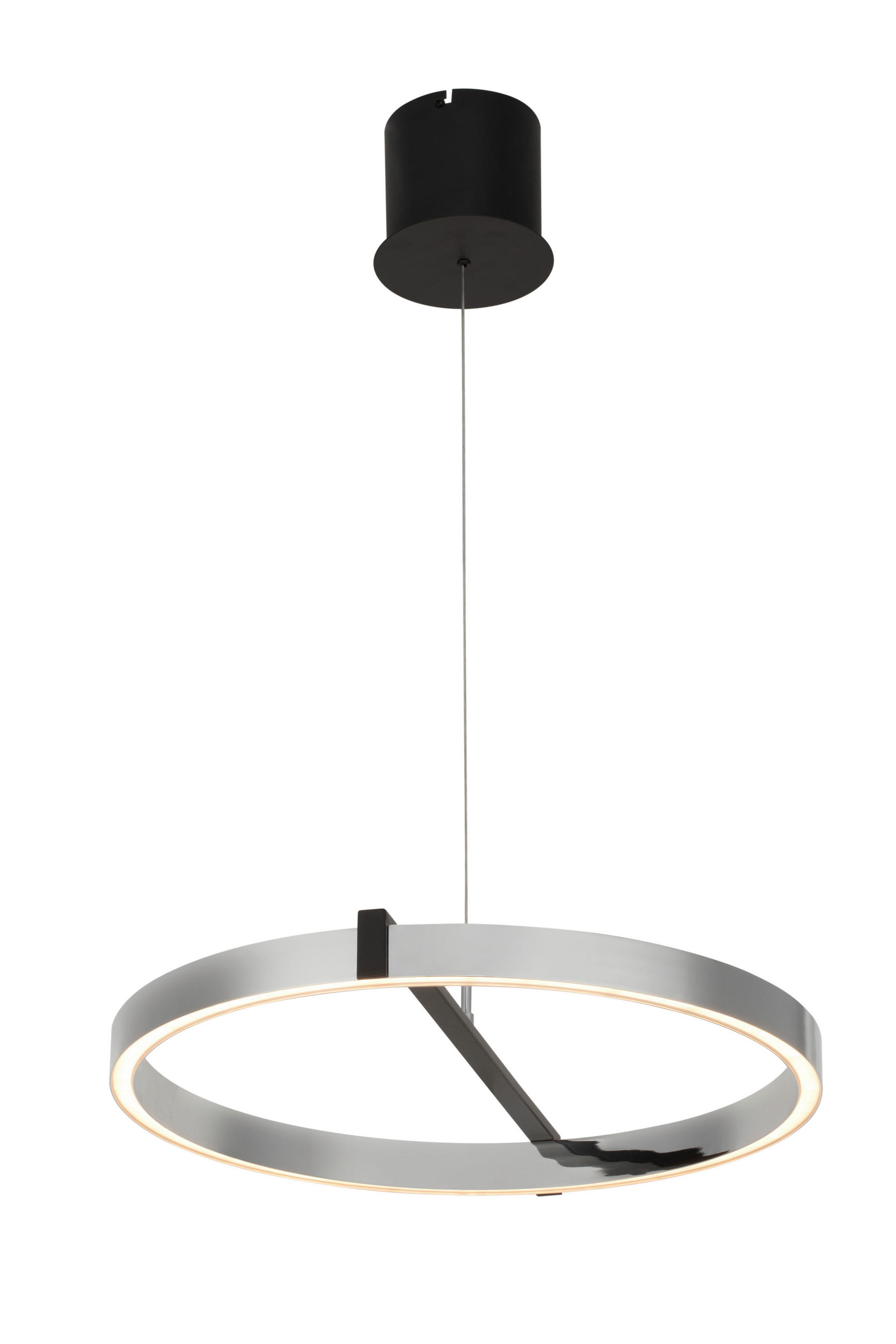 ZÁVĚSNÉ LED SVÍTIDLO, 50/50-200 cm  - čiré, Trend, kov/plast (50/50-200cm) - Dieter Knoll