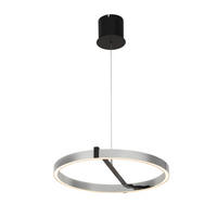 ZÁVĚSNÉ LED SVÍTIDLO, 50/50-200 cm  - čiré, Trend, kov/plast (50/50-200cm) - Dieter Knoll