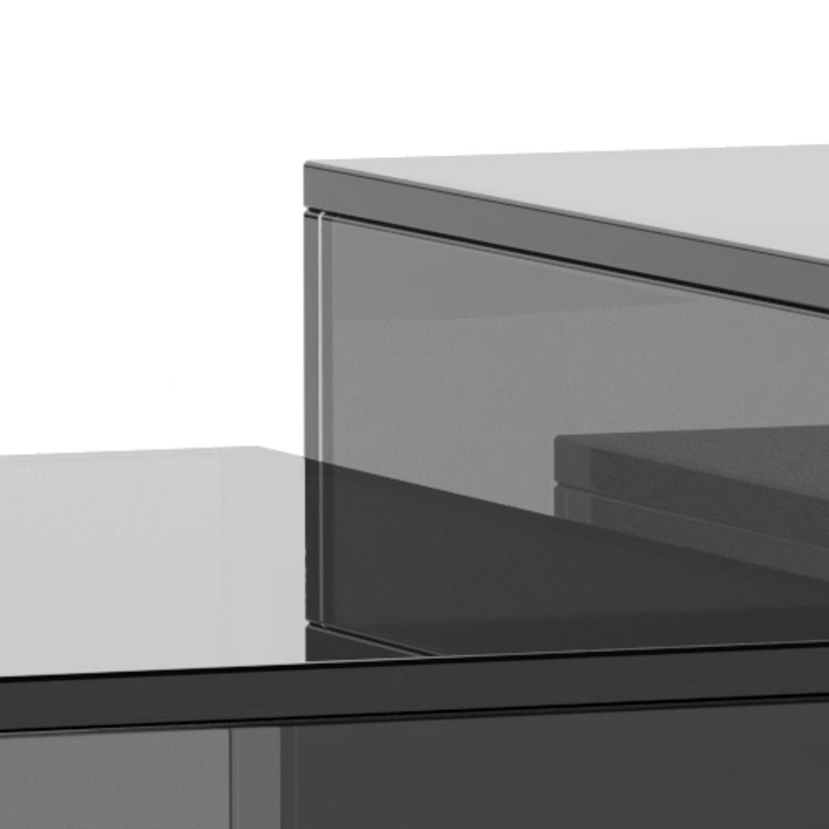 COUCHTISCH Glas 50/50/35 cm  - Grau, Design, Glas (50/50/35cm) - MID.YOU