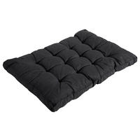 PALETTENKISSEN 120/10/80 cm  - Dunkelgrau, Basics, Textil (120/10/80cm)