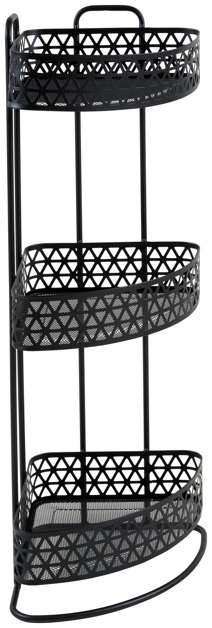 REGAL  30,5/70,5/23,5 cm Schwarz  - Schwarz, Trend, Metall (30,5/70,5/23,5cm) - Homeware