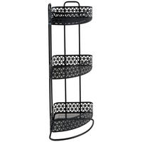 OTVORENA POLICA crna  - crna, Trendi, metal (30,5/70,5/23,5cm) - Homeware