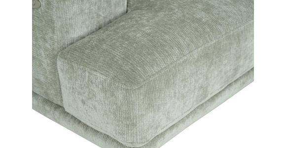 ECKSOFA  in Chenille Mintgrün  243/307 cm  - Schwarz/Mintgrün, Design, Textil/Metall (243/307cm) - Xora