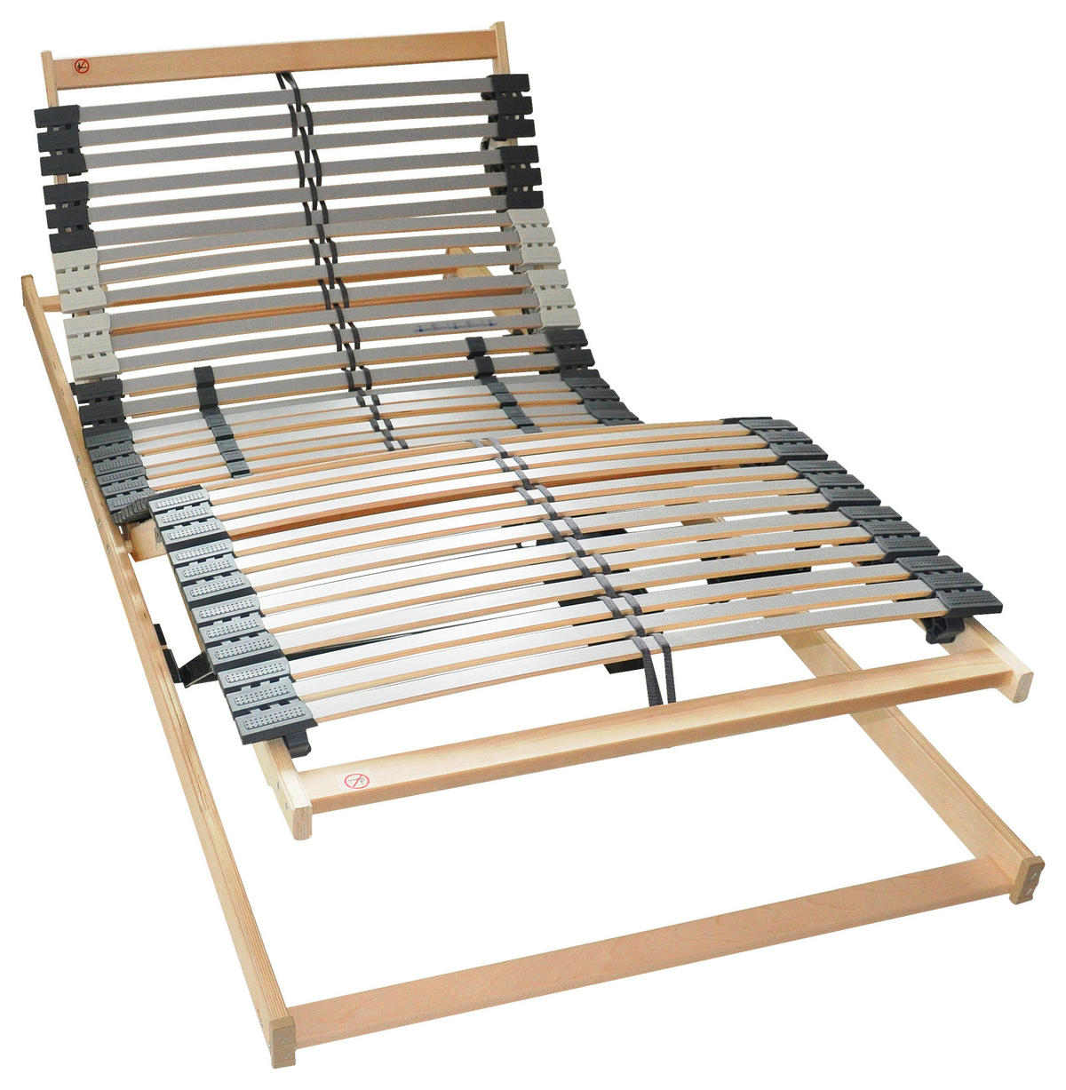 ELEKTRICKÝ POLOHOVATEĽNÝ ROŠT,  (pre rám) 90/200 cm - biela/svetlosivá, Basics, drevo (90/200cm) - Hom`in
