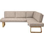 ECKBANK 240/174 cm  in Orange, Eichefarben  - Eichefarben/Orange, Design, Holz/Textil (240/174cm) - Dieter Knoll